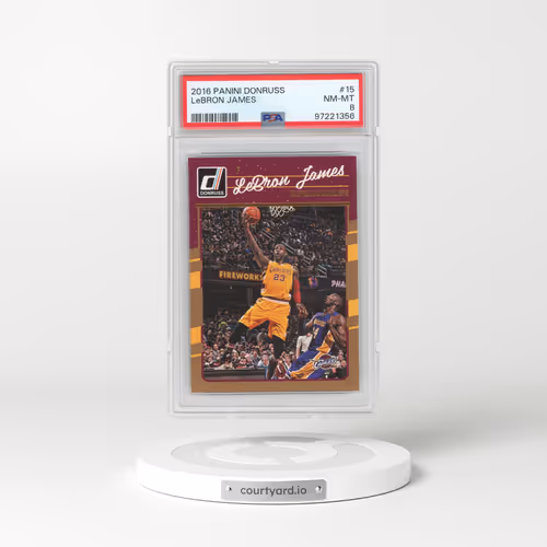 2016 Panini Donruss #15 LeBron James (PSA 8 NM-MT)