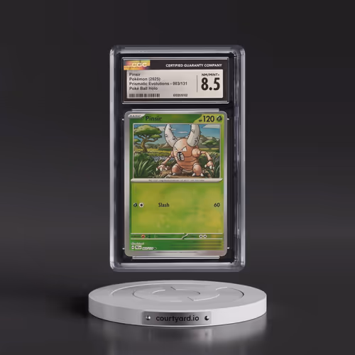 2024 Prismatic Evolutions - PRE EN #003/131 Pinsir - Poké Ball Holo (CGC 8.5 NM-MT+)