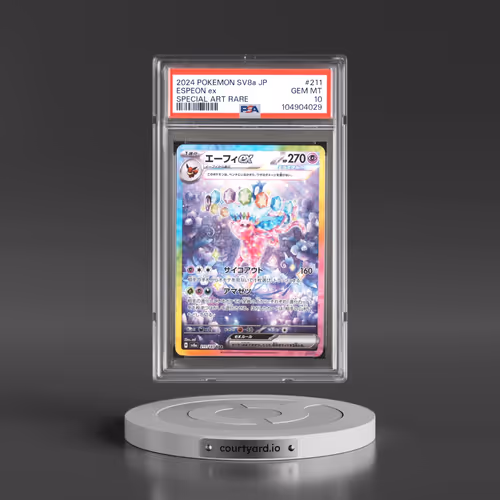 2024 Pokémon Sv8a-Terastal Fest EX #211 Espeon EX - Holo Special Art Rare (PSA 10 GEM MINT)