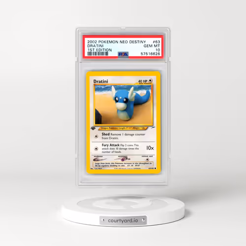 2002 Pokémon Neo Destiny #63 Dratini - 1st Edition (PSA 10 GEM MINT)