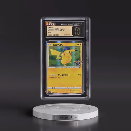2022 Pokémon GO #028/071 Pikachu - Holo (CGC 10 PRISTINE)