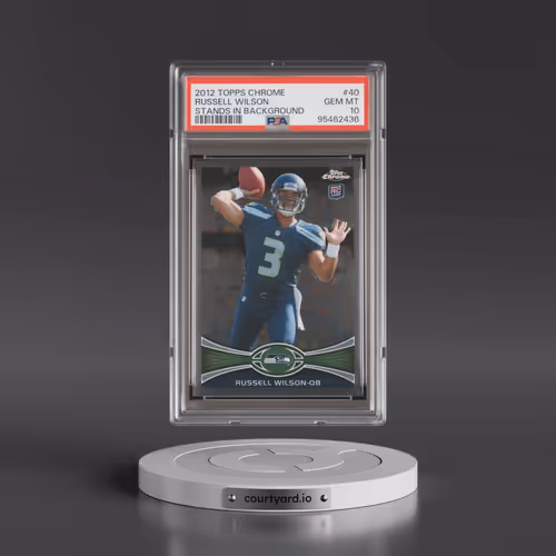 2012 Topps Chrome #40 Russell Wilson - Stands in Background (PSA 10 GEM MINT)