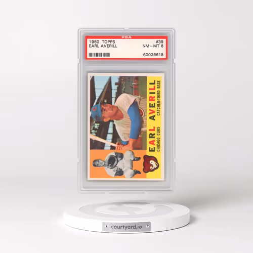 1960 Topps #39 Earl Averill (PSA 8 NM-MT)