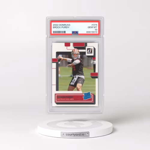 2022 Panini Donruss #374 Brock Purdy (PSA 10 GEM MINT)