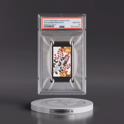2013 Pokémon Hanafuda Kanto Arcanine/Primeape - July (PSA 10 GEM MINT)