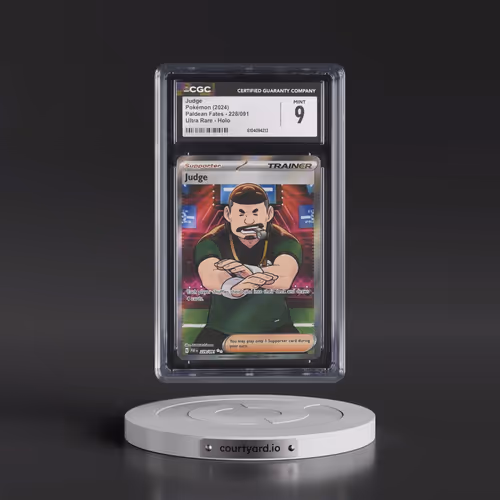 2024 Pokémon Paf EN-Paldean Fates #228 Judge - Ultra Rare (CGC 9 MINT)