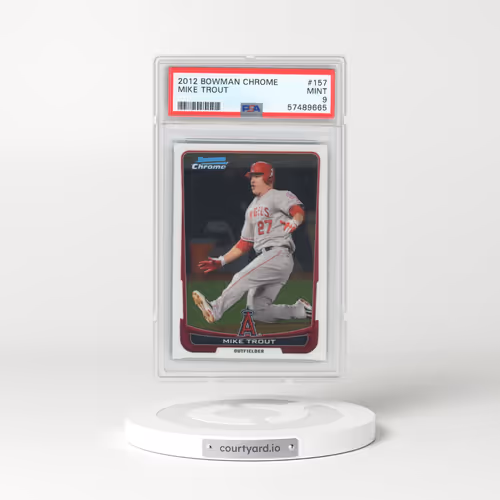 2012 Bowman Chrome #157 Mike Trout (PSA 9 MINT)