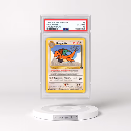 1999 Pokémon Game Movie #5 Dragonite - Movie Promo (PSA 10 GEM MINT)