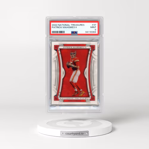 2022 Panini National Treasures #37 Patrick Mahomes II (PSA 9 MINT)
