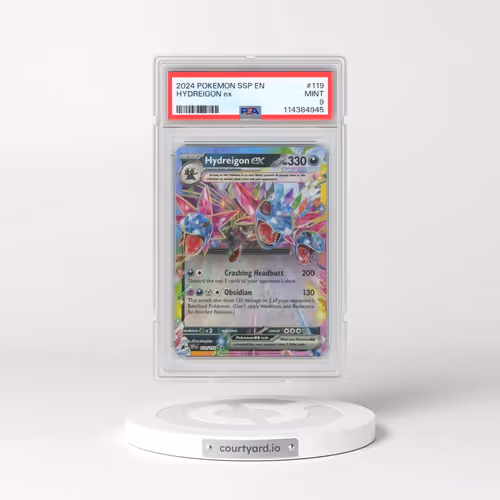2024 Pokémon Ssp EN-Surging Sparks #119 Hydreigon EX - Holo (PSA 9 MINT)