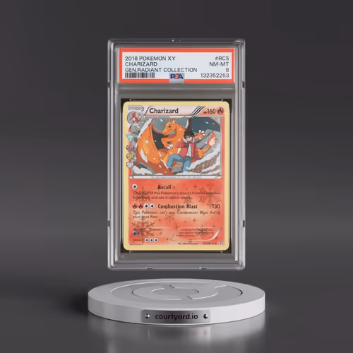 2016 Pokémon XY Generations Radiant Collection #RC5 Charizard (PSA 8 NM-MT)