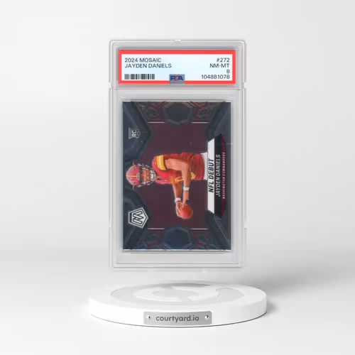 2024 Panini Mosaic #272 Jayden Daniels (PSA 8 NM-MT)