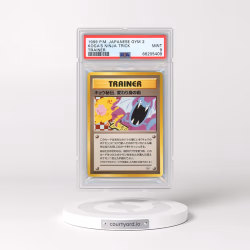 1999 Pokémon Gym 2 Koga's Ninja Trick - Trainer (PSA 9 MINT)