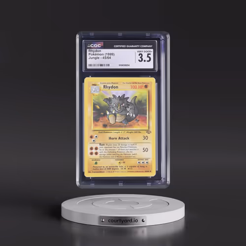 1999 Jungle #45/64 Rhydon (CGC 3.5 VG+)