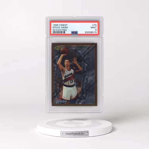 1996 Finest #75 Steve Nash - w/Coating (PSA 9 MINT)