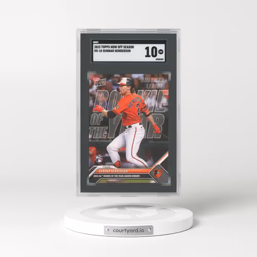 2023 Topps Now Off Season #OS-10 Gunnar Henderson (SGC 10 GEM MINT)