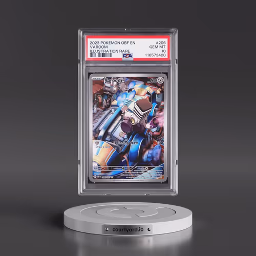 2023 Pokémon Obf EN-Obsidian Flames #206 Varoom - Illustration Rare (PSA 10 GEM MINT)