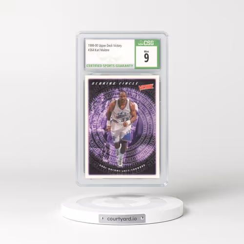 1999 Upper Deck Victory #364 Karl Malone (CSG 9 MINT)