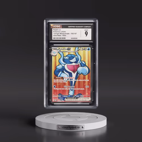 2024 Twilight Masquerade - TWM EN #193/167 Palafin ex - Ultra Rare Holo (CGC 9 MINT)