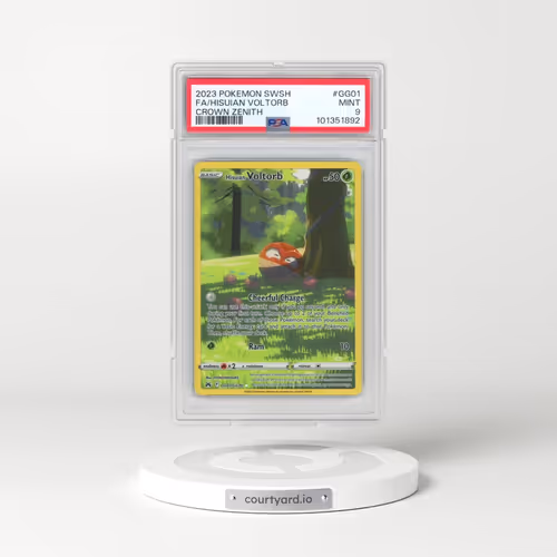 2023 Pokémon Sword and Shield Crown Zenith #GG01 Hisuian Voltorb - Full Art (PSA 9 MINT)