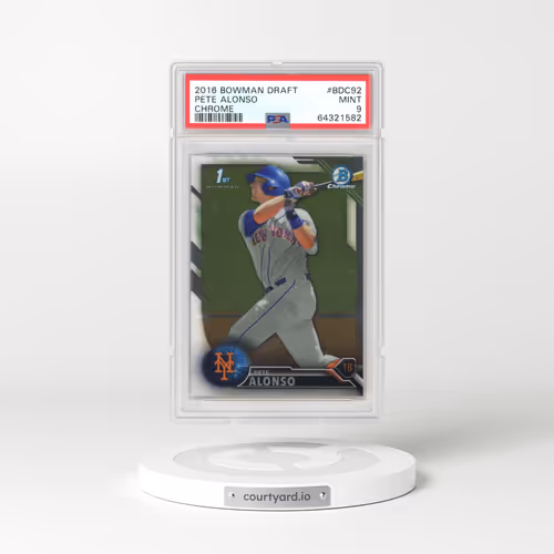 2016 Bowman Draft #BDC92 Pete Alonso - Chrome (PSA 9 MINT)