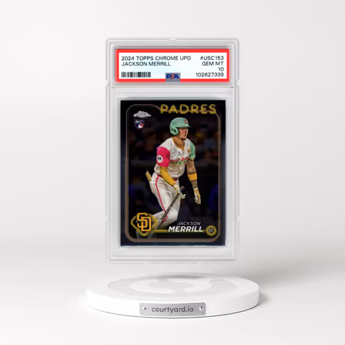 2024 Topps Chrome Update #USC153 Jackson Merrill (PSA 10 GEM MINT)