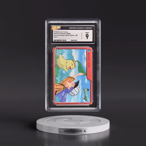 2000 Gold and Silver Anime Series #8 Chikorita and Casey - Part 1 (CGC 9 MINT)