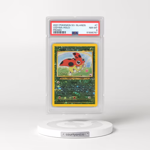 2001 Pokémon Southern Islands Promo #7 Ledyba - Holo (PSA 8 NM-MT)
