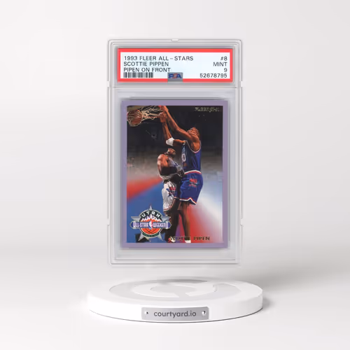 1993 Fleer All-Stars #8 Scottie Pippen - Pipen on Front (PSA 9 MINT)