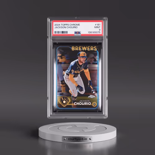 2024 Topps Chrome #161 Jackson Chourio (PSA 9 MINT)
