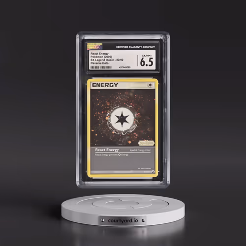 2006 EX Legend Maker #82/92 React Energy - Reverse Holo (CGC 6.5 EX-NM+)