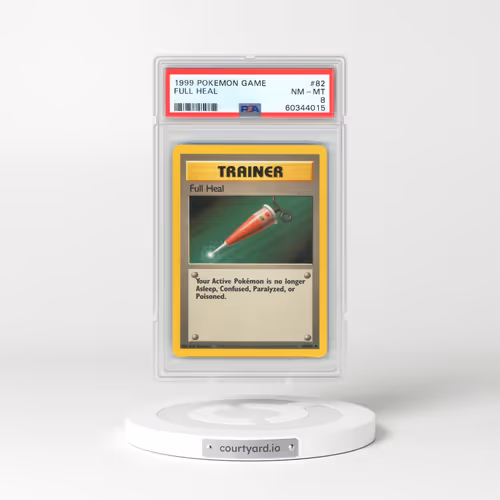 1999 Pokémon Game #82 Full Heal (PSA 8 NM-MT)