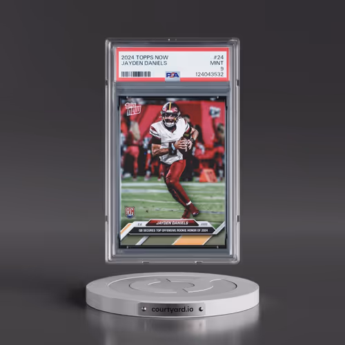 2024 Topps Now #24 Jayden Daniels (PSA 9 MINT)