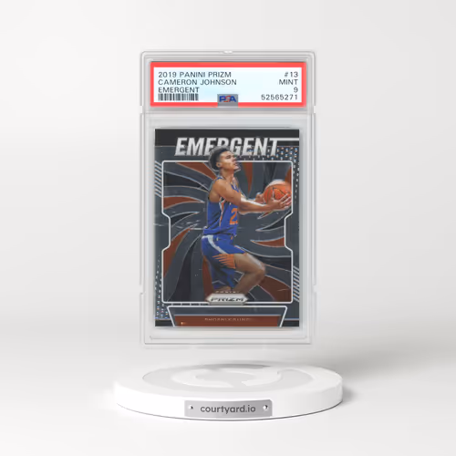 2019 Panini Prizm Emergent #13 Cameron Johnson (PSA 9 MINT)
