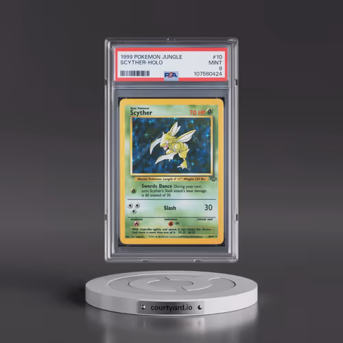 1999 Pokémon Jungle #10 Scyther - Holo (PSA 9 MINT)