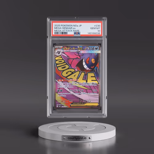 2025 Pokémon M2a-Mega Dream EX #230 Mega Gengar EX - Holo Mega Attack Rare (PSA 10 GEM MINT)