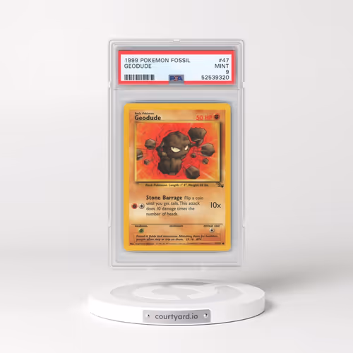 1999 Pokémon Fossil #47 Geodude (PSA 9 MINT)