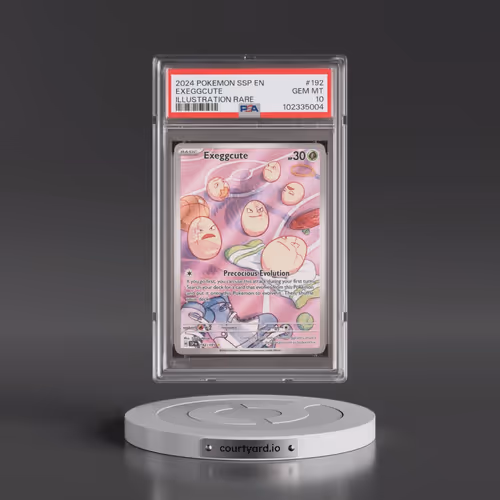 2024 Pokémon Ssp EN-Surging Sparks #192 Exeggcute - Illustration Rare (PSA 10 GEM MINT)