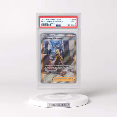 2023 Pokémon Sword and Shield Crown Zenith #GG60 Cynthia's Ambition - Full Art (PSA 9 MINT)