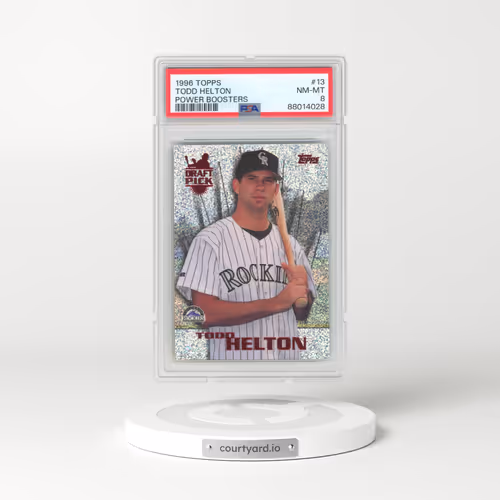 1996 Topps Power Boosters #13 Todd Helton (PSA 8 NM-MT)