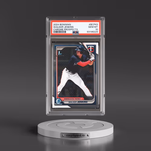 2024 Bowman Chrome Prospects #BCP43 Walker Jenkins (PSA 10 GEM MINT)