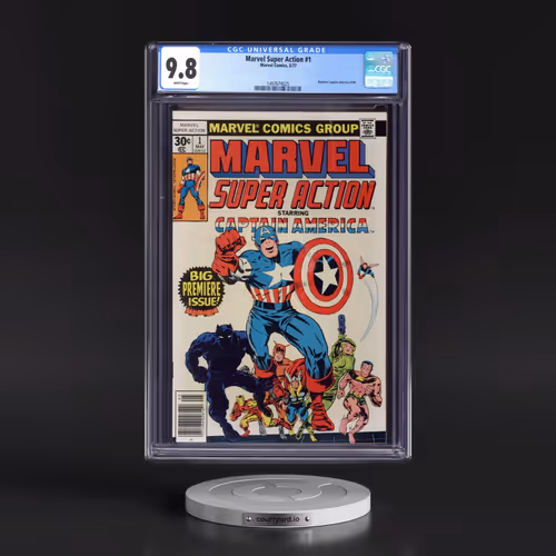 Marvel Super Action #1 CGC 9.8 White Pages (Marvel Comics, 5/77) - Universal