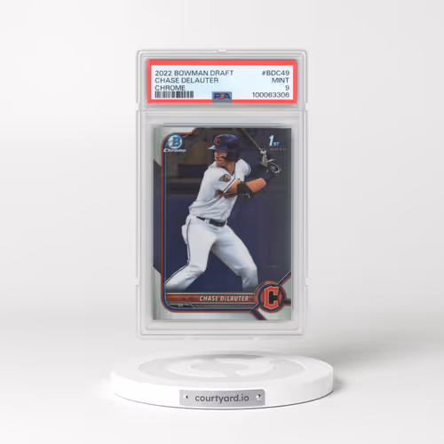 2022 Bowman Draft #BDC-49 Chase Delauter - Chr. (PSA 9 MINT)
