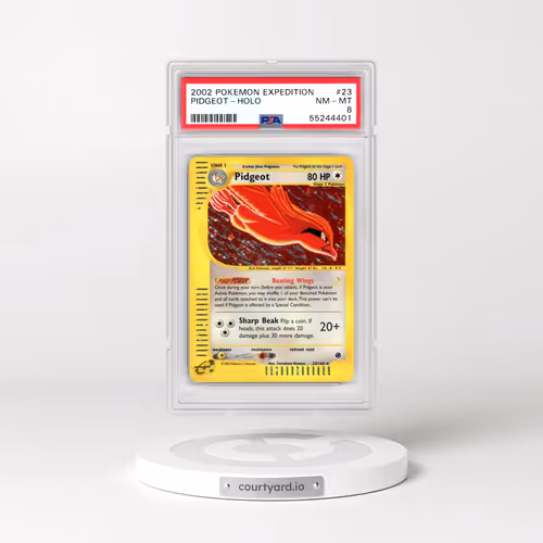 2002 Pokémon Expedition #23 Pidgeot - Holo (PSA 8 NM-MT)