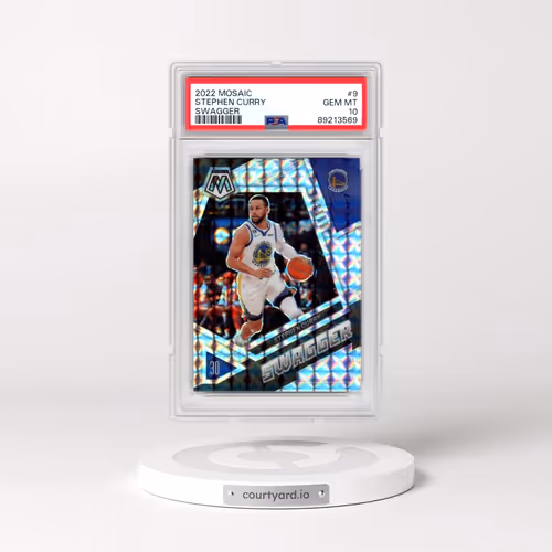 2022 Panini Mosaic Swagger #9 Stephen Curry (PSA 10 GEM MINT)