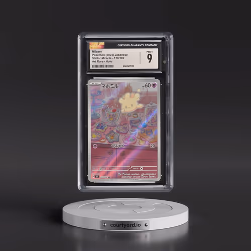 2024 Stellar Miracle #110/102 Milcery - Art Rare Holo (CGC 9 MINT)