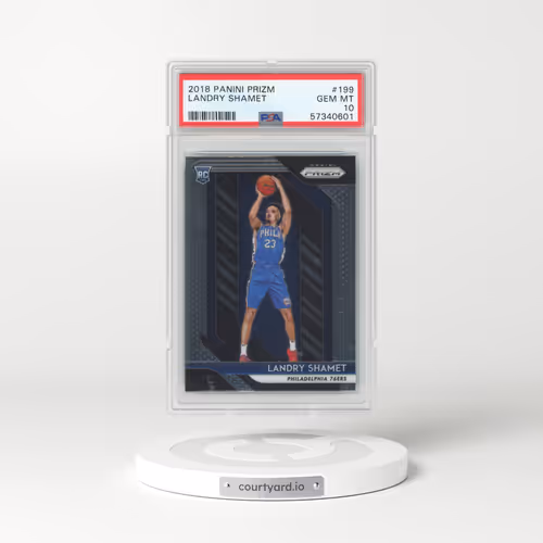 2018 Panini Prizm #199 Landry Shamet (PSA 10 GEM MINT)