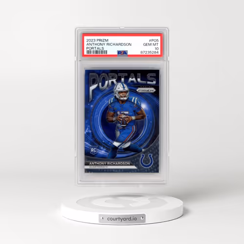 2023 Panini Prizm Portals #PO5 Anthony Richardson (PSA 10 GEM MINT)