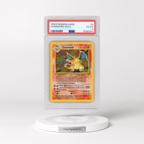 1999 Pokémon Game #4 Charizard - Holo (PSA 4 VG-EX)