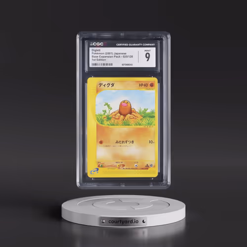2001 Base Expansion Pack #020/128 Diglett - 1st Edition (CGC 9 MINT)
